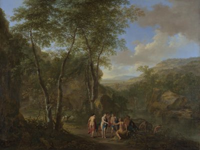 Eine Landschaft mit dem Urteil des Paris von Jan Dirksz Both